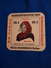 Bierdeckel 1987 Narren