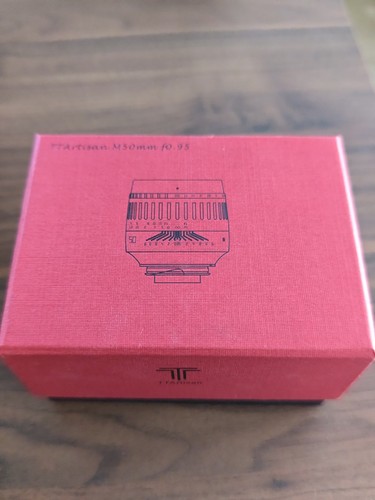 Ttartisan 50mm red - 50mm, f0.95
