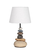 Tischlampe, Leuchte Steine