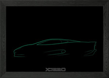 Jaguar XJ220 Gerahmtes