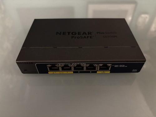 Netgear gs105pe 5 port - netgear, 5-port