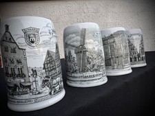 4 Bierkrüge  Germania