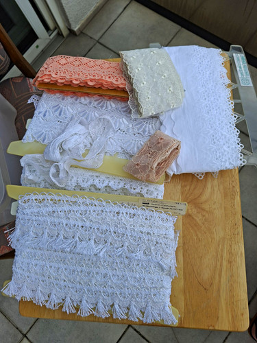 Großes spitzenborten set - set, –