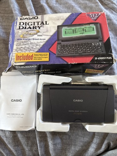 Casio digital diary - diary, sf-6900sy