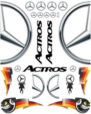 ACTROS Dekor Bogen Aufkleber Wedico 1:14,5 - 1:16 TAMIYA Sticker DECAL