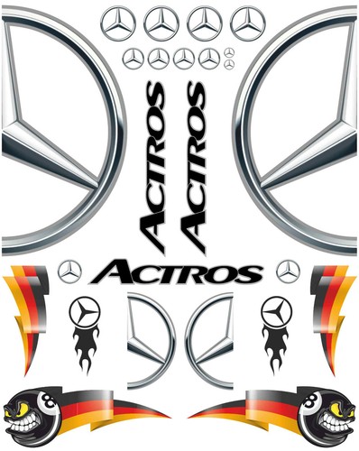 Actros dekor bogen aufkleber - actros,