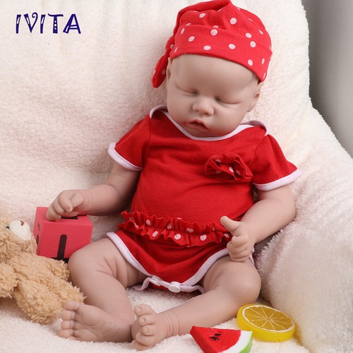 Ivita eyes closed girl - ivita, 18''eyes