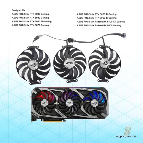 Lüfter grafikkarte asus rog - grafikkarte,