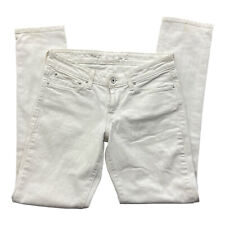 Levis Damen Jeans Demi Curve Skinny W28 Weiß Schrittlänge 76 cm