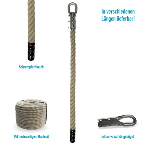Klettertau inklusive