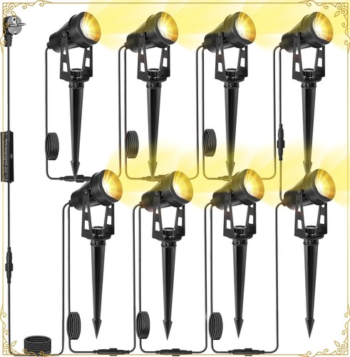 Set gartenstrahler led - er,