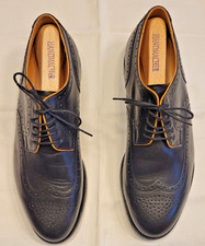 Primus Handmacher - Austria - schwarzer Schnürschuh - Budapester - Größe 9,5