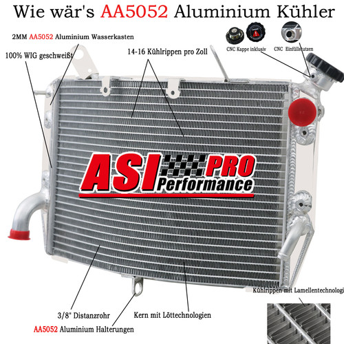 Aluminium rennsport kühler - aluminium,