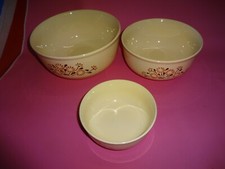 DDR Keramik Schüssel Set 3