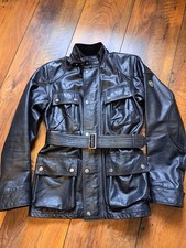 Belstaff Lederjacke Schwarz