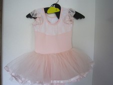 Mädchen Ballett Tanz Kleid  Ballettanzug  Gymnastik Tanzkleider Rose Gr, 110