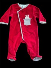 Obaibi EUC Red/Grey Velour