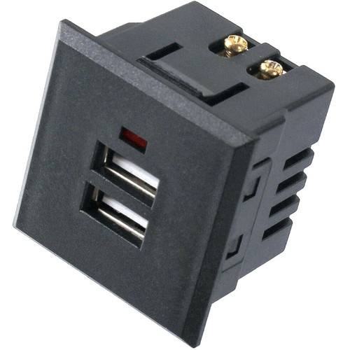 Usb einbausteckdose - 2x,