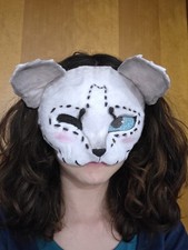Snow Leopard Therian Mask: 