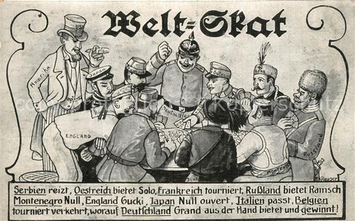 Kartenspiel postkarte skat - kartenspiel-postkarte,