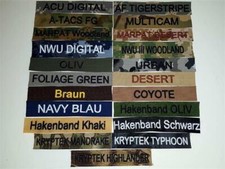 Nametape Namensschild Namensband Namensstreifen Bestickt Mit Wunschtext 