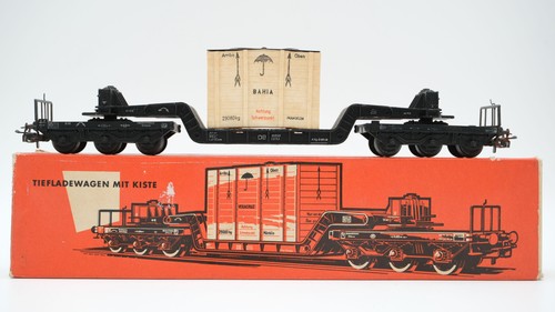 Märklin 4618 tiefladewagen - h0,