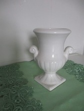 Vase Kleine Amphorenvase weiß