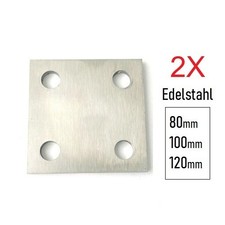 Edelstahlblech x 2 STK