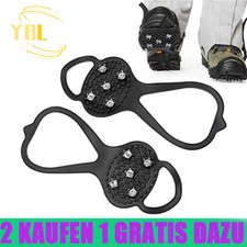 Schnee rutschfeste Überschuhe Steigeisen Spikes für Stiefel Schuhe Eisklampen