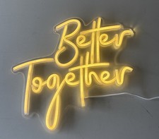 Better Together LED Neon Licht Dimmable Hochzeit Geburtstagsfeier Wand Dekor