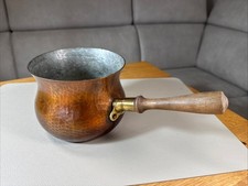 Topf Aus Kupfer von Eugen Zint, Vintage Hammerschlag Design