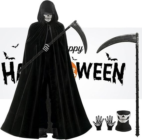 Halloween kostüm sensenmann - kostüm,