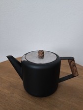 Teekanne Bredemeijer 1,1 Liter Edelstahl doppelwandig schwarz
