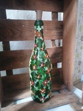 Bunte  - Deko Flasche -