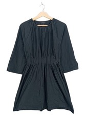 COS Tunikakleid Damen Kleid Gr. DE 36 schwarz Glanz-Optik