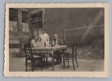 Woman and Man in Backyard in