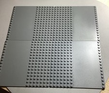 Lego 4 x Bauplatte Grundplatte  16x16 dunkelgrau 30225