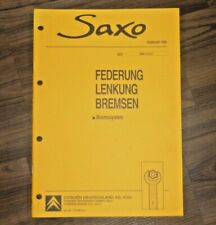 CITROEN SAXO 1996 Bremsen