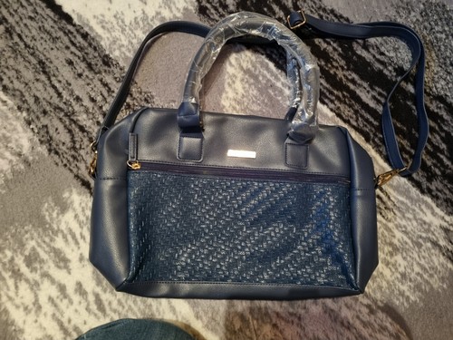 Handtasche dunkelblau - handtasche,