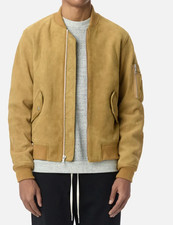 Camelbraune Wildleder