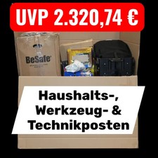 Haushalts-, Werkzeug- & Technikposten UVP 2.320,74 € GEMISCHTER Sonderposten