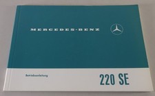 Betriebsanleitung mercedes 220 - mercedes,