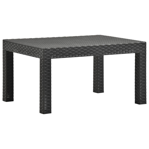 Gartentisch anthrazit 58x58x41 - gartentisch,