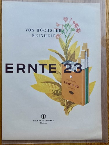 1965 ernte reemtsma hamburg - 1965,