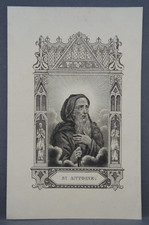 Heiligenbild S. ANTONIUS erem