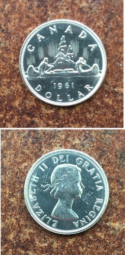 Kanada silberdollar 1961 - kanada, "