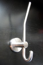 Edelstahl Garderobenhaken Wandhaken Kleiderhaken 18 cm matt