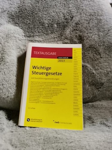 Wichtige steuergesetze teil - wichtige,