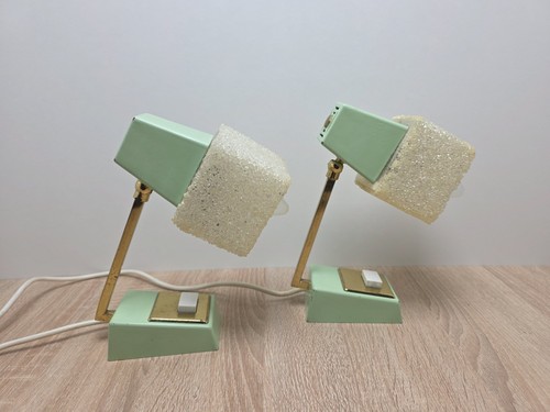 Nachtischlampe 60er 70er - -,