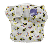Bambino Mio miosolo all in one wieder verwendbare Windel Biene Regenbogen